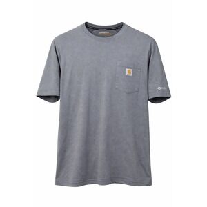 Carhartt Force T Shirt Mens XL Relaxed Fit Gray Pocket Short Sleeve Work